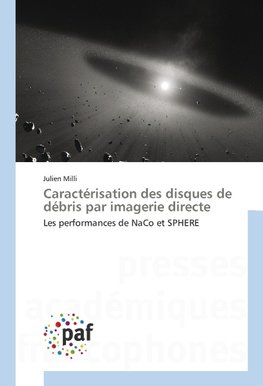 Caractérisation des disques de débris par imagerie directe