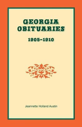 Georgia Obituaries, 1905-1910