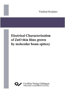 Electrical Characterization of ZnO thin films grown by molecular beam epitaxy