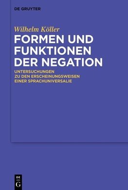 Formen und Funktionen der Negation