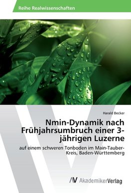 Nmin-Dynamik nach Frühjahrsumbruch einer 3-jährigen Luzerne