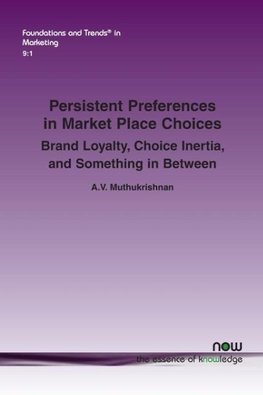 Persistent Preferences in Market Place Choices