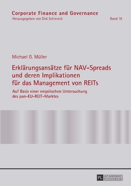 Erklärungsansätze für NAV-Spreads und deren Implikationen für das Management von REITs