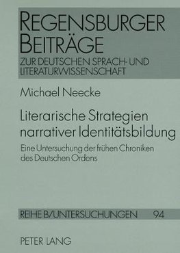 Literarische Strategien narrativer Identitätsbildung