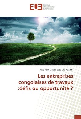 Les entreprises congolaises de travaux :défis ou opportunité ?