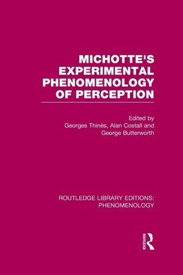 Michotte's Experimental Phenomenology of Perception