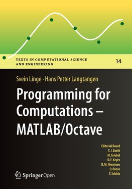 Programming for Computations  - MATLAB/Octave