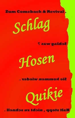 Schlaghosen - Quikie Hardcover