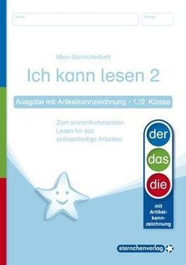 Ich kann lesen 2 Ausgabe mit Artikelkennzeichnung 1. und 2. Klasse