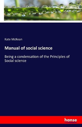 Manual of social science