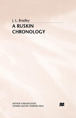 A Ruskin Chronology