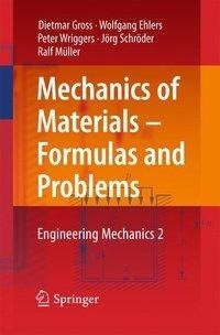 Mechanics of Materials - Formulas and Problems