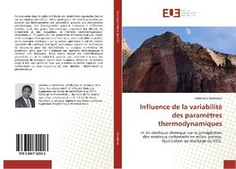 Influence de la variabilité des paramètres thermodynamiques