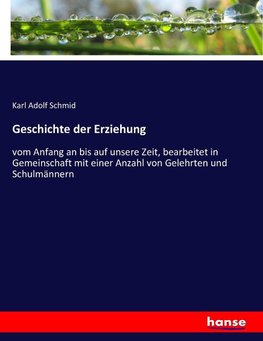 Geschichte der Erziehung