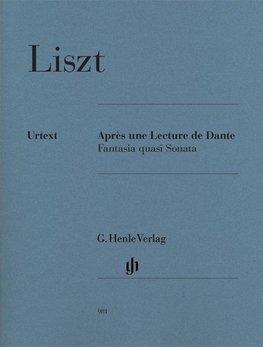 Après une Lecture de Dante Fantasia quasi Sonata, Urtext