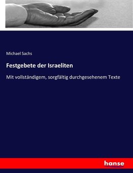 Festgebete der Israeliten