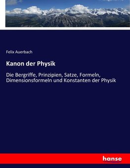 Kanon der Physik