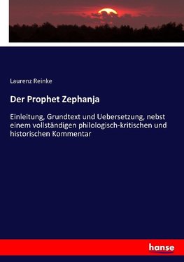 Der Prophet Zephanja