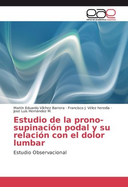 Estudio de la prono-supinación podal y su relación con el dolor lumbar