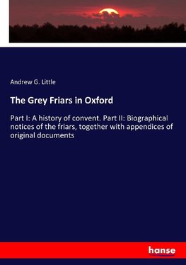 The Grey Friars in Oxford