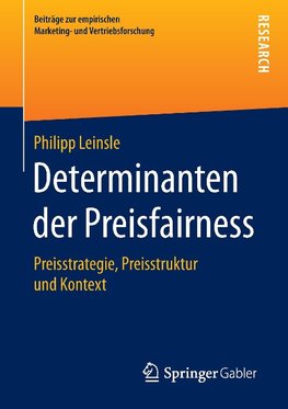 Determinanten der Preisfairness