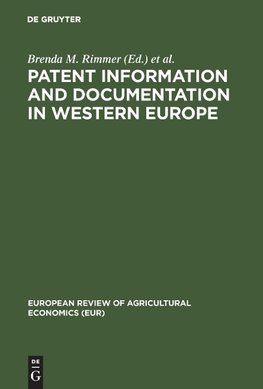 Patent information and documentation in Western Europe