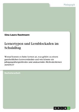 Lernertypen und Lernblockaden im Schulalltag