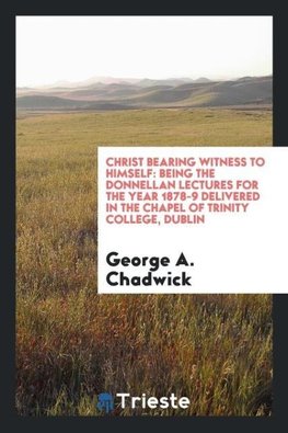 Christ bearing witness to himself