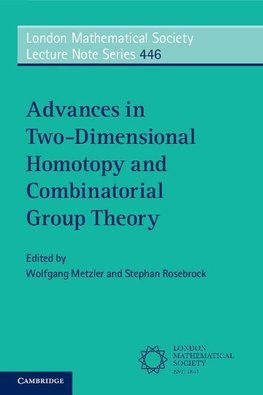 Advances in Two-Dimensional Homotopy and Combinatorial Group             Theory