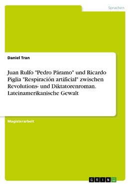 Juan Rulfo "Pedro Páramo" und Ricardo Piglia "Respiración artificial" zwischen Revolutions- und Diktatorenroman. Lateinamerikanische Gewalt