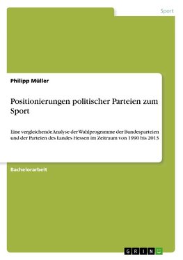 Positionierungen politischer Parteien zum Sport