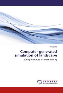 Computer generated simulation of landscape