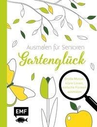 Ausmalen für Senioren - Gartenglück