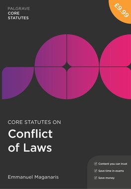 Core Statutes on Conflict of Laws