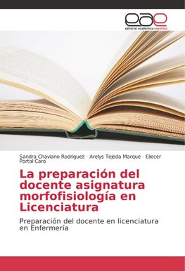 La preparación del docente asignatura morfofisiología en Licenciatura