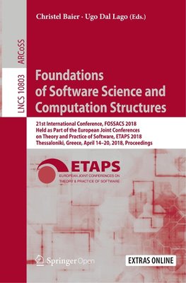 Foundations of Software Science and Computation Structures