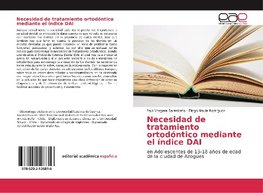 Necesidad de tratamiento ortodóntico mediante el índice DAI