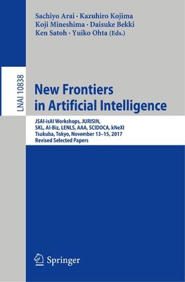 New Frontiers in Artificial Intelligence