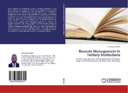 Records Management In Tertiary Institutions