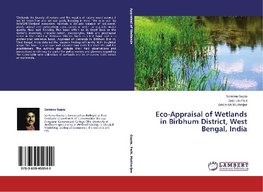 Eco-Appraisal of Wetlands in Birbhum District, West Bengal, India