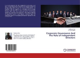 Corporate Governance And The Role of Independent Directors