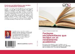 Factores sociofamiliares que inciden en el rendimiento académico