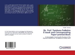 Dr. Prof. Tambara Federico E-book and Corresponding Paper-printed Book