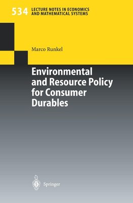 Environmental and Resource Policy for Consumer Durables