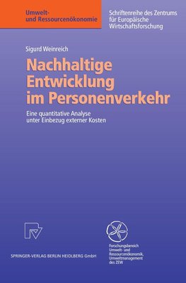 Nachhaltige Entwicklung im Personenverkehr