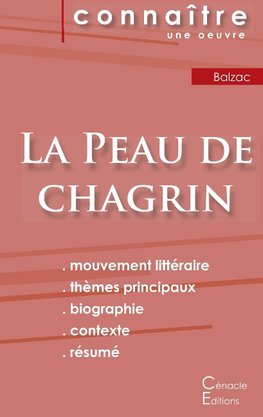 Fiche de lecture La Peau de chagrin de Balzac (Analyse littéraire de référence et résumé complet)