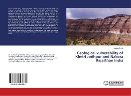 Geological vulnerability of Khetri Jodhpur and Nakora Rajasthan India