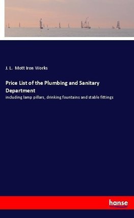 Price List of the Plumbing and Sanitary Department