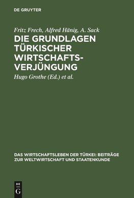 Die Grundlagen türkischer Wirtschaftsverjüngung