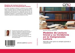 Modelos de Lectura Inicial y su Incidencia en la Comprensión Lectora